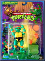 Toon Mike with Tacky Tongue Action [Reissue] from Teenage Mutant Ninja Turtles - Toon Turtles manufactured by Playmates [Front]