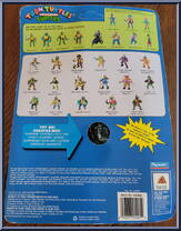 Toon Mike with Tacky Tongue Action from Teenage Mutant Ninja Turtles - Toon Turtles manufactured by Playmates [Back]