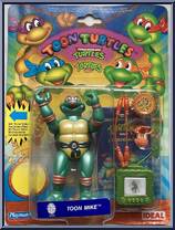 Toon Mike with Tacky Tongue Action from Teenage Mutant Ninja Turtles - Toon Turtles manufactured by Playmates [Front]