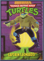 Captain Leonardo from Teenage Mutant Ninja Turtles - Star Trek Turtles (with Cards) manufactured by Playmates [Card]