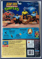 Chief Engineer Michaelangelo from Teenage Mutant Ninja Turtles - Star Trek Turtles (with Cards) manufactured by Playmates [Back]