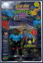 Chief Medical Officer Raphael from Teenage Mutant Ninja Turtles - Star Trek Turtles (with Cards) manufactured by Playmates [Front]