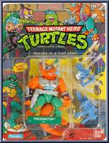 Triceraton from Teenage Mutant Ninja Turtles - 1990 - Basic Figures manufactured by Playmates [Front]