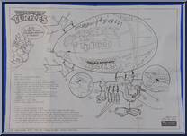 Turtle Blimp II from Teenage Mutant Ninja Turtles - 1991 - Accessories manufactured by Playmates [Instructions]