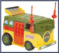 Turtle Party Wagon (Mutant Attack Van) from Teenage Mutant Ninja Turtles - 1989 - Accessories manufactured by Playmates [Loose]