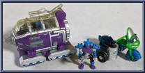 Turtle Transports - The Turtle Tenderizin' Combo (with Card) from Teenage Mutant Ninja Turtles - Mini Mutants manufactured by Playmates [Loose]