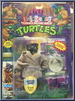 Undercover Leo from Teenage Mutant Ninja Turtles - Undercover Turtles (with Cards) manufactured by Playmates [Front]