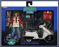Keno with Scooter from Teenage Mutant Ninja Turtles - 1990 Movie - Secret of the Ooze manufactured by Neca [Front]