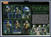 Leonardo / Donatello from Teenage Mutant Ninja Turtles - 1990 Movie - Exclusives manufactured by Neca [Back]