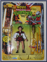 April from Teenage Mutant Ninja Turtles - 1993 Movie III - Basic Series manufactured by Playmates [Front]