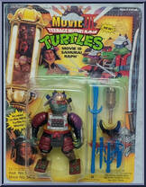 Samurai Raph from Teenage Mutant Ninja Turtles - 1993 Movie III - Basic Series manufactured by Playmates [Front]