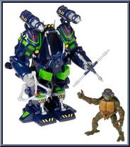 Donatello from Teenage Mutant Ninja Turtles - Animated - M.E.C.H Wrekkers manufactured by Playmates [Loose]