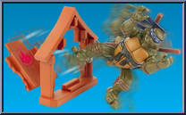 Donatello from Teenage Mutant Ninja Turtles - Animated - Ninja Action: Series 1 manufactured by Playmates [Loose]