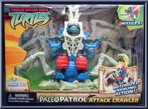 Leonardo's Attack Crawler from Teenage Mutant Ninja Turtles - Animated - Paleo Patrol: Vehicles manufactured by Playmates [Front]