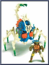 Leonardo's Attack Crawler from Teenage Mutant Ninja Turtles - Animated - Paleo Patrol: Vehicles manufactured by Playmates [Loose]