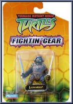 Fightin' Gear: Leonardo from Teenage Mutant Ninja Turtles - Animated - Mini 2 Inch Figures manufactured by Playmates [Front]