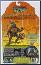 Leonardo from Teenage Mutant Ninja Turtles - Animated - Basic Assortment - 2003 manufactured by Playmates [Back]