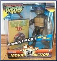 Movie Action Donatello (Bonus DVD) from Teenage Mutant Ninja Turtles - Animated - 10" Scale manufactured by Playmates [Front]