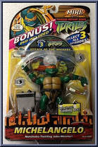 Michelangelo (Bonus DVD) from Teenage Mutant Ninja Turtles - Animated - Bonus DVD Figures - 2005 manufactured by Playmates [Front]
