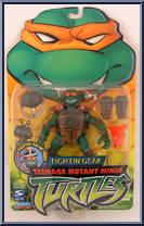 Fightin' Gear Mike from Teenage Mutant Ninja Turtles - Animated - Fightin' Gear manufactured by Playmates [Front]