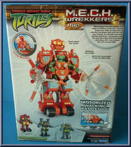 Michelangelo from Teenage Mutant Ninja Turtles - Animated - M.E.C.H Wrekkers manufactured by Playmates [Back]