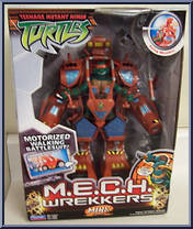 Michelangelo from Teenage Mutant Ninja Turtles - Animated - M.E.C.H Wrekkers manufactured by Playmates [Front]