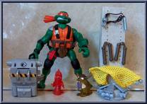 Mike from Teenage Mutant Ninja Turtles - Animated - Monster Trapper manufactured by Playmates [Loose]