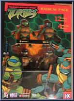 Radical Pack (4 DVDs, Leo, Don, Raph, Mike) Action Figure