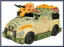 Tricera Tank from Teenage Mutant Ninja Turtles - Animated - Paleo Patrol: Vehicles manufactured by Playmates [Loose]