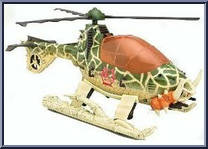 Tyranno-Blade Helicopter from Teenage Mutant Ninja Turtles - Animated - Paleo Patrol: Vehicles manufactured by Playmates [Loose]
