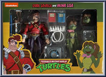 Dirk Savage and Mona Lisa from Teenage Mutant Ninja Turtles - Classic Cartoon - Multi-Packs manufactured by Neca [Front]