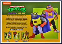 Mighty Hog and Rhino-Man from Teenage Mutant Ninja Turtles - Classic Cartoon - Multi-Packs manufactured by Neca [Back]