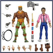 Rat King vs. Vernon from Teenage Mutant Ninja Turtles - Classic Cartoon - Multi-Packs manufactured by Neca [Loose]