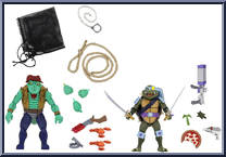 Slash and Leatherhead from Teenage Mutant Ninja Turtles - Classic Cartoon - Multi-Packs manufactured by Neca [Loose]