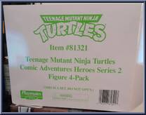Comic Adventures Heroes Series 2 Figure 4-Pack from Teenage Mutant Ninja Turtles - Classic Collection - Exclusives manufactured by Playmates [Front]