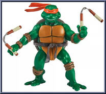 Michelangelo (2003 Series) from Teenage Mutant Ninja Turtles - Classic Collection - 2003 Reissue manufactured by Playmates [Loose]