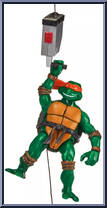 Michelangelo (2003 Series) from Teenage Mutant Ninja Turtles - Classic Collection - 2003 Reissue manufactured by Playmates [Loose]