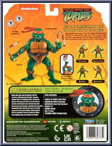 Michelangelo (2003 Series) from Teenage Mutant Ninja Turtles - Classic Collection - 2003 Reissue manufactured by Playmates [Back]