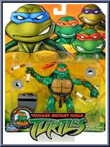 Michelangelo (2003 Series) from Teenage Mutant Ninja Turtles - Classic Collection - 2003 Reissue manufactured by Playmates [Front]