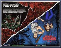 Raphael / Hopper from Teenage Mutant Ninja Turtles - Classic Collection - Stranger Things manufactured by Playmates [Back]