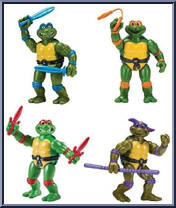 Toon Turtles 4-Pack Action Figure