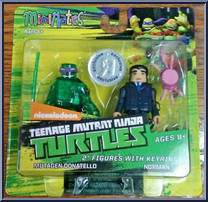 Mutagen Donatello / Norman from Teenage Mutant Ninja Turtles - Minimates - Wave 2 manufactured by Diamond Select [Front]