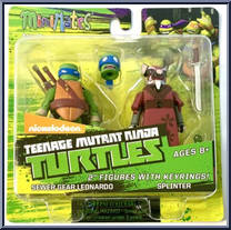 Sewer Gear Leonardo / Splinter from Teenage Mutant Ninja Turtles - Minimates - Wave 2 manufactured by Diamond Select [Front]