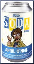 April O'Neil (Metallic) (Mutant Mayhem) from Teenage Mutant Ninja Turtles - Soda manufactured by Funko [Front]