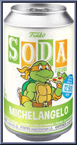 Michelangelo (Chase) from Teenage Mutant Ninja Turtles - Soda manufactured by Funko [Front]