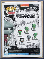 Shredder from Teenage Mutant Ninja Turtles - Eastman and Laird's Pop! manufactured by Funko [Back]