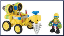 Demolition Drill (with Leo) from Teenage Mutant Ninja Turtles - Half Shell Heroes - Accessories manufactured by Playmates [Loose]