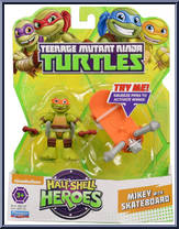 Mikey with Skateboard Action Figure