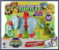Safari Elephant (with Raph) Action Figure