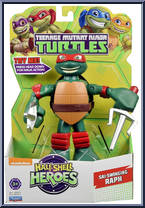 Sai-Swinging Raph from Teenage Mutant Ninja Turtles - Half Shell Heroes - Basic Series manufactured by Playmates [Front]
